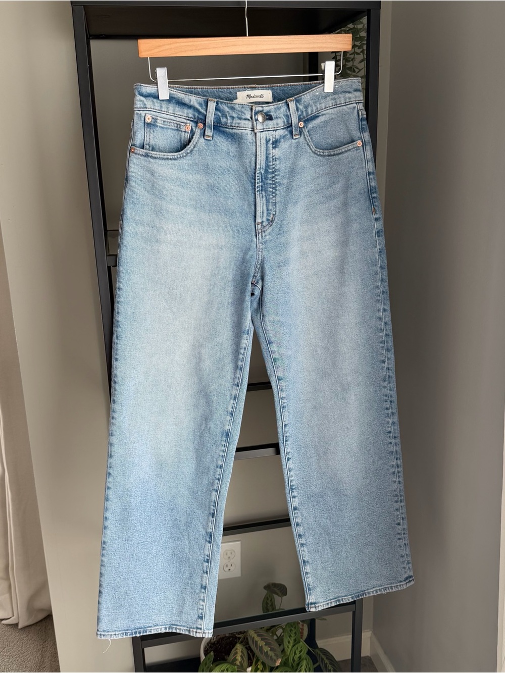 NWT Madewell The Perfect Vintage Wide Leg Crop Jeans